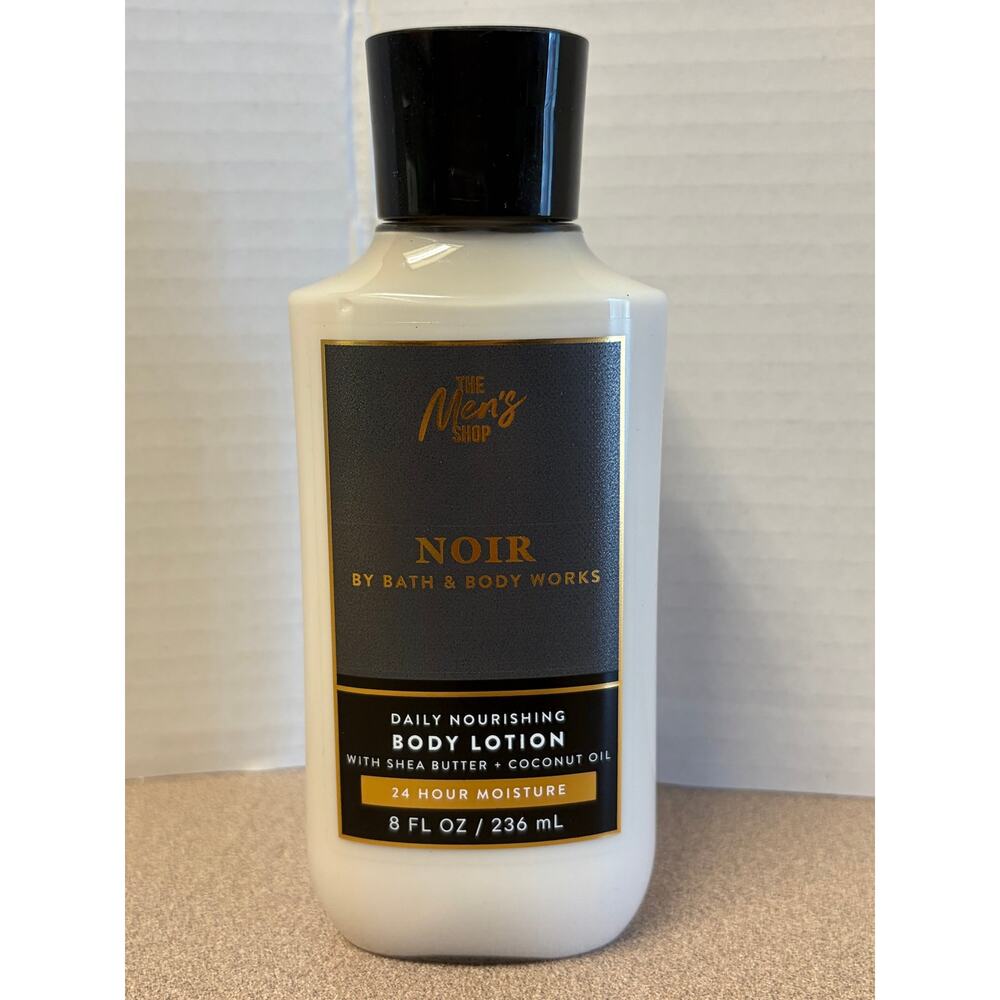 Noir By Bath & Body Works Men’s Collection 24 Hr Moisture Body Lotion 8 Oz